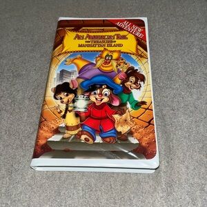 💙 An American Tail The Treasure of Manhattan Island VHS Movie